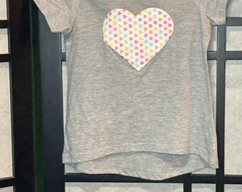 Heart Shirt – Baby Bodysuit, Toddler Tee & Youth Valentine Shirt, Cute Heart Shirt for Kids