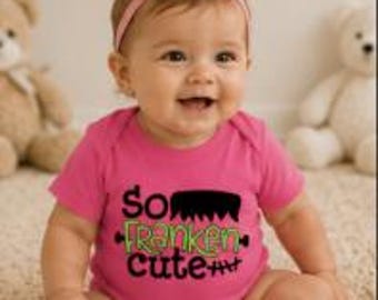 Frankenstein Baby Bodysuit | Frankenstein Halloween Infant Outfit