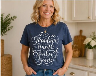 Funny Grandma Shirt – Spoiling Is My Game, Gift for Grandma