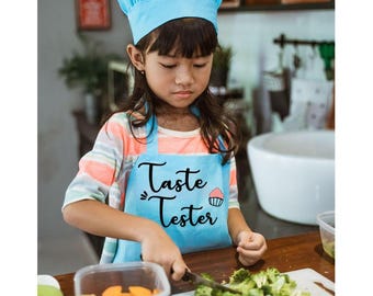 Taste Tester Apron | Kids & Adult Baking Apron | Cute Kitchen Apron | Funny Baker Gift | Cooking Apro