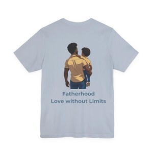Junge Papa T Shirt, Vaterschaft Unisex Jersey Kurzarm T-Shirt, Liebe ohne Grenzen Geschenk für Väter, Vatertags T-Shirt, Papa T-Shirt, Familien Shirt,