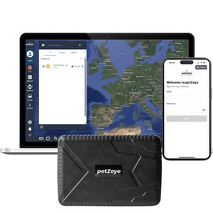 GPS Vehicle Tracker Petzeye 915 4G, Real-Time Tracking, Water-Resistant, Reports, Geofence Alerts, Maintenance Management