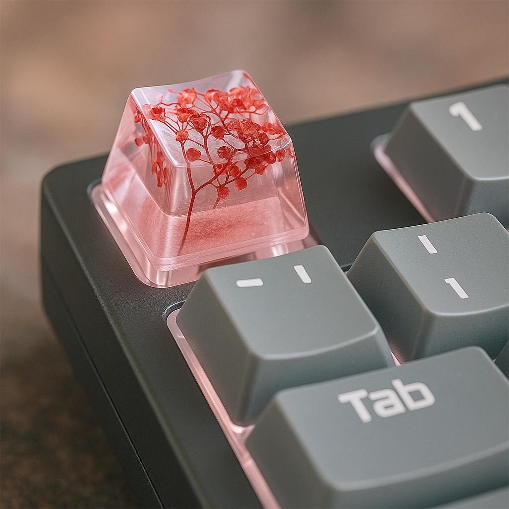 Touche ESC De Remplacement Pour Clavier Mécanique - Capuchon Transparent Avec Motif, Personnalisation PC Gamer