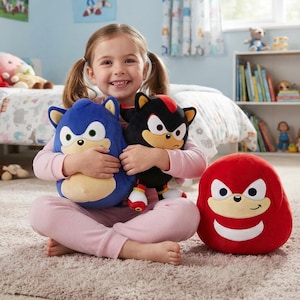 Peluche De Knuckles De Sonic 2 – 30 Cm, Personaje Oficial De La Película, Juguete Coleccionable