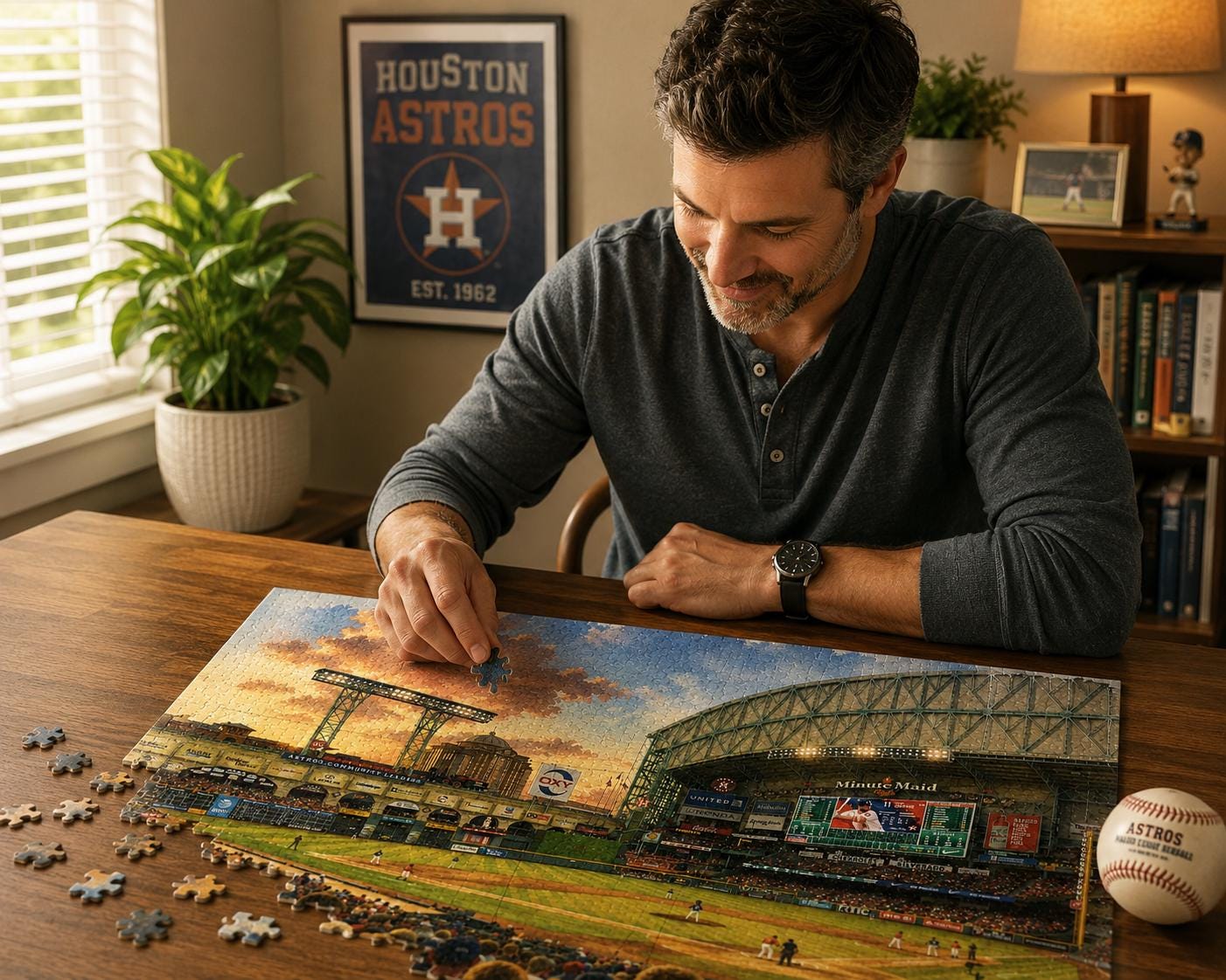 Minute Maid Park Stadium Puzzle: Houston Astros Gift MLB Fans