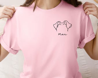 Custom Schnauzer Portrait Shirt – Dog Mom Dad Graphic Tee