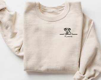 Custom Catahoula Leopard Sweatshirt - Dog Mom