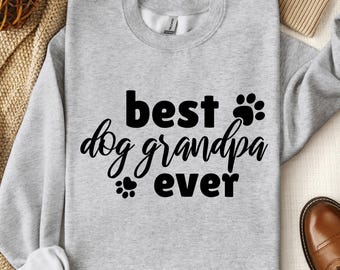 Dog Grandpa Sweatshirt – Funny Pet Lover Gift Tee