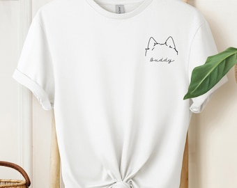 Custom Pomsky Dog Mom Dad Shirt, Graphic Tee