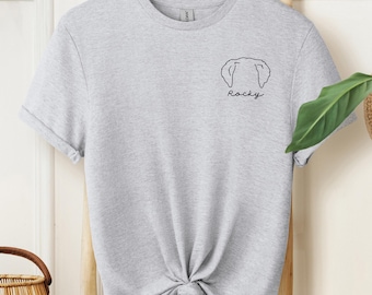 Custom Brittany Spaniel Dog Ears Shirt, Pet Owner Apparel