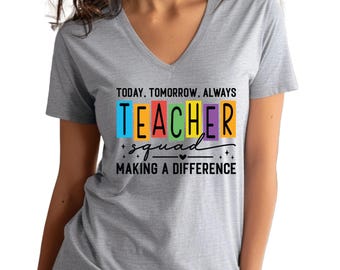 Teacher Squad Shirt, Making A Difference Back To School Sweatshirt, Best Teacher T-Shirt