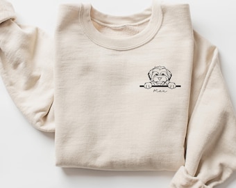 Custom Shipoo Shirt - Dog Mom Sweatshirt, Shipoo Mama Shirt, Shipoo Dad Shirt