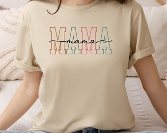 Mama Birthday Shirt - Mom Pregnancy Baby Shower Mother's Day Gift from Daughter, Tee