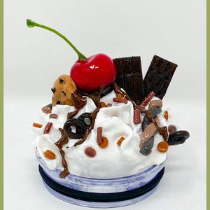 Tumbler Topper 20 oz Skinny Style &quot;Cookie & Cream&quot;