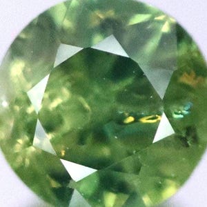Olive Green Sapphire | Natural Unheated | Vietnam Corundum | Loose Gemstone | Facetted Round Brilliant Cut Ring Pendant Jewelry | 0.7ct