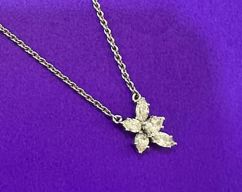 Collier pendentif papillon diamant | Finition or blanc 14 carats, bijoux fins pour cadeau