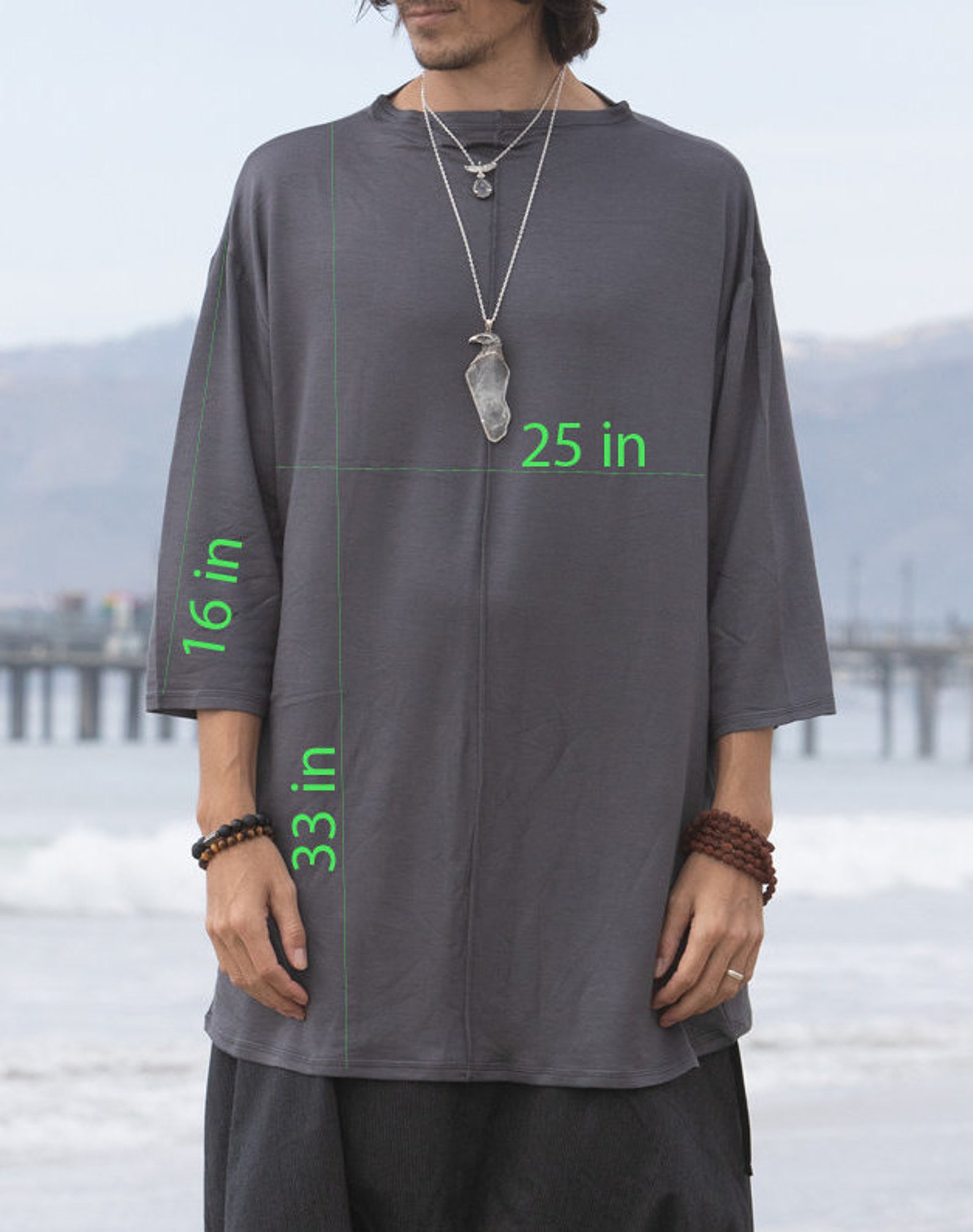 Gray Mens Top Meditation Shirt Yoga Shirt Unisex Lounge Etsy