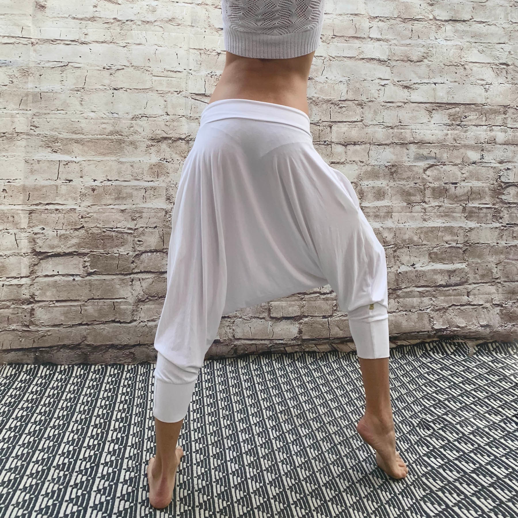 Cotton White Harem Pants Kundalini Clothing Kundalini Yoga Etsy UK