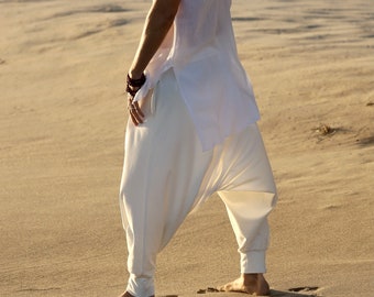 Amazon.com: Bellydancer Chiffon Harem Pants with Side Slits
