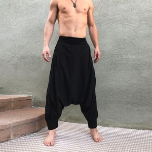 Harem Pants Men, Samurai Pants, Cotton Pants, Burning Man Costumes, Sarouel Homme