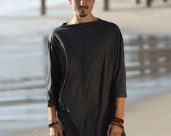Zia Long Sleeve Shirt — Grisaglia Grey – La Garçonne