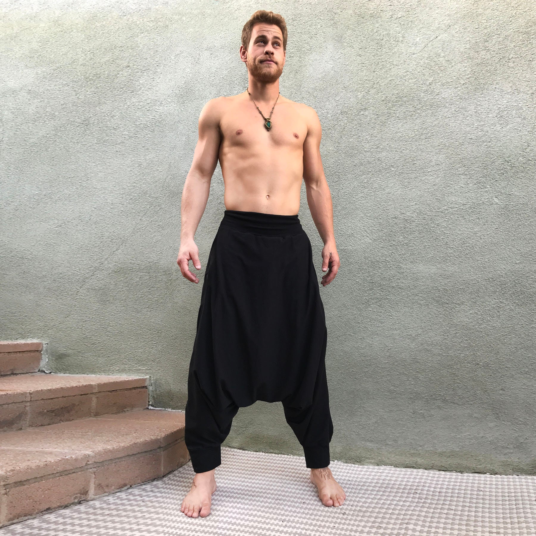 Buy Men's Harem Pants | Orange | Fits Waist Size 28