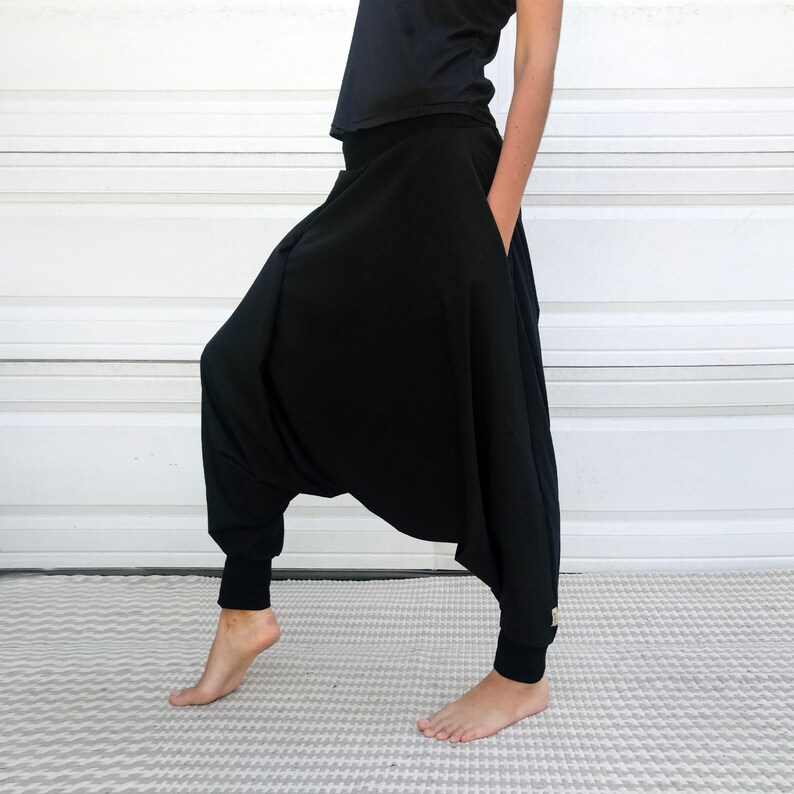 Drop Crotch Harem Pants by Glorka