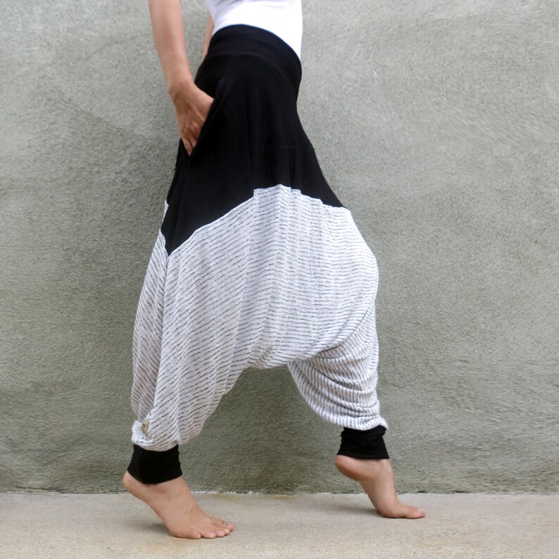 Samurai Pants Ninja Pants Sarouel Femme Sarouel Homme Glorka Harem Pants Women Loose Yoga Pants Burning Man Costume Harem Pants Men