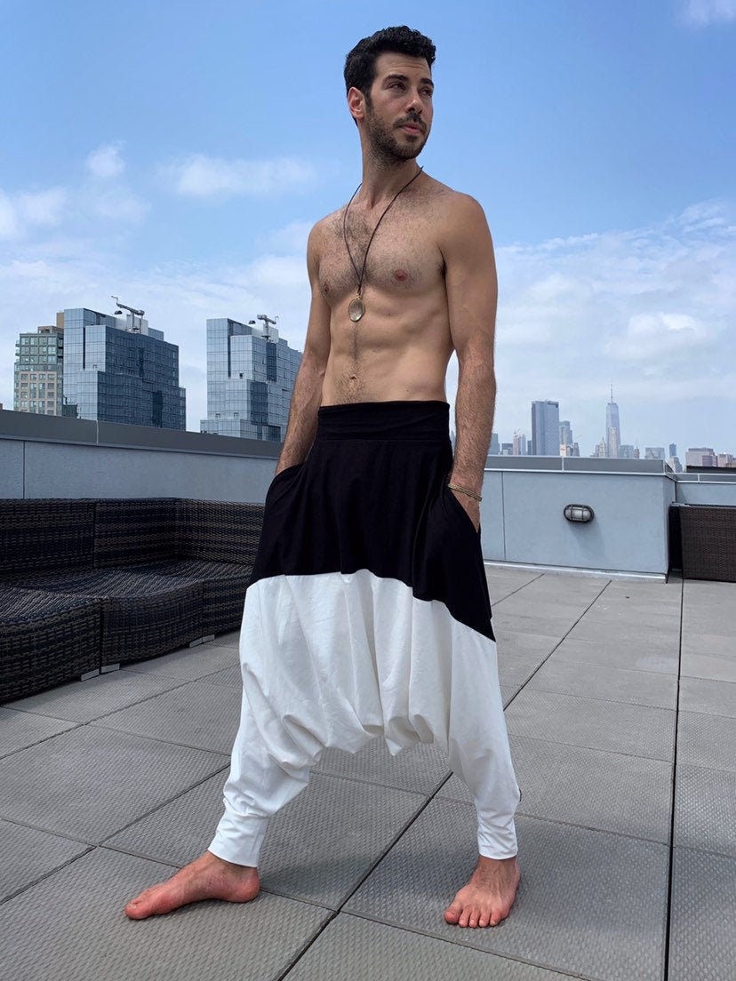 Samurai Pants, Harem Pants Men, Glorka 
