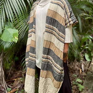 Handwoven Poncho, Mens Cape, Jedi Cape, Festival Outfit, Mens Festival Jacket, Ceremonial Clothing
