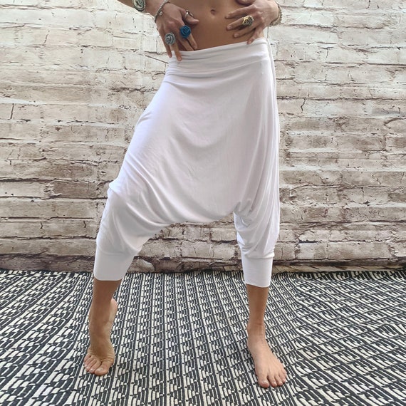 Cotton White Harem Pants Burning Man Outfit Desert Pants