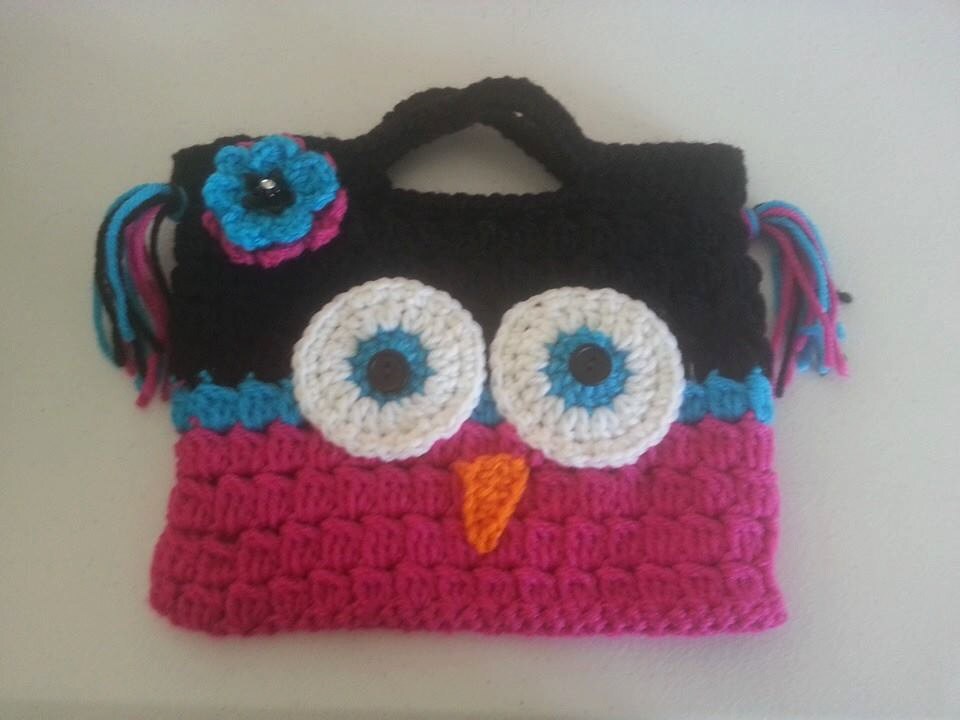 Crochet Children's Owl Purse
