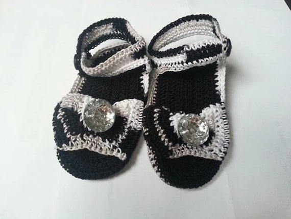 silver baby sandals