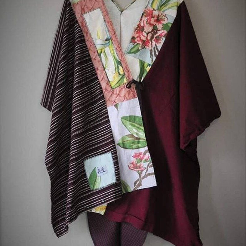 Reserved for Naoya/CUSTOM Upcycled KIMONO Petite to Plus Tunic Etsy