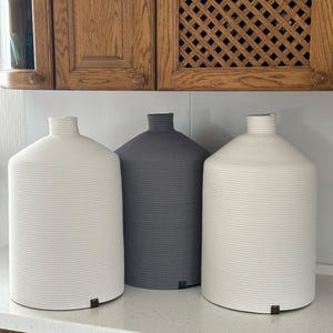Unique Cotton Cover for 5 Gallon Water Bottle | Reusable Fabric Jug Sleeve | Natural Dispenser Cover, Custom, Bottle holder, Electronic pump