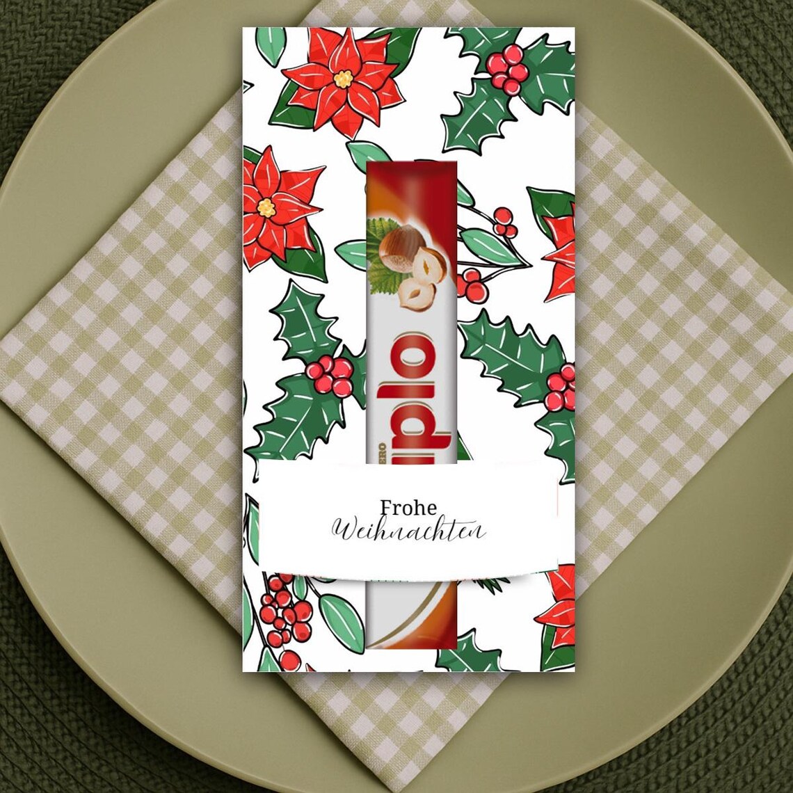 Christmas Table Décor – DIY Wrapper Template for Duplo, Kinderriegel ...