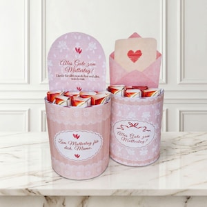 Duplo Chocolate Bar Wrapper "Mother's Day Gift" - 22 Printable Template Vintage Lace | Gifts for Mama & Little Tokens