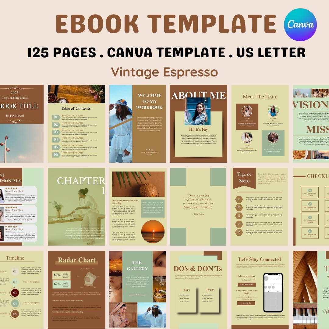 Editable Canva Ebook Template | Ebook for Small Business | Lead Magnet ...