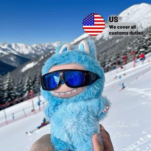 Labubu Sunglasses Accessory for Labubu Gen 1 2 3 Miniature Doll Glasses Labubu Outfit Prop Labubu Accessories lafufu Outfit Decoration