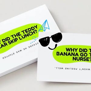 Lunchbox Jokes for Kids – 20 Printable School Joke Cards – Funny Notes for Lunchboxes, Classrooms, Morning Routines – Instant Download