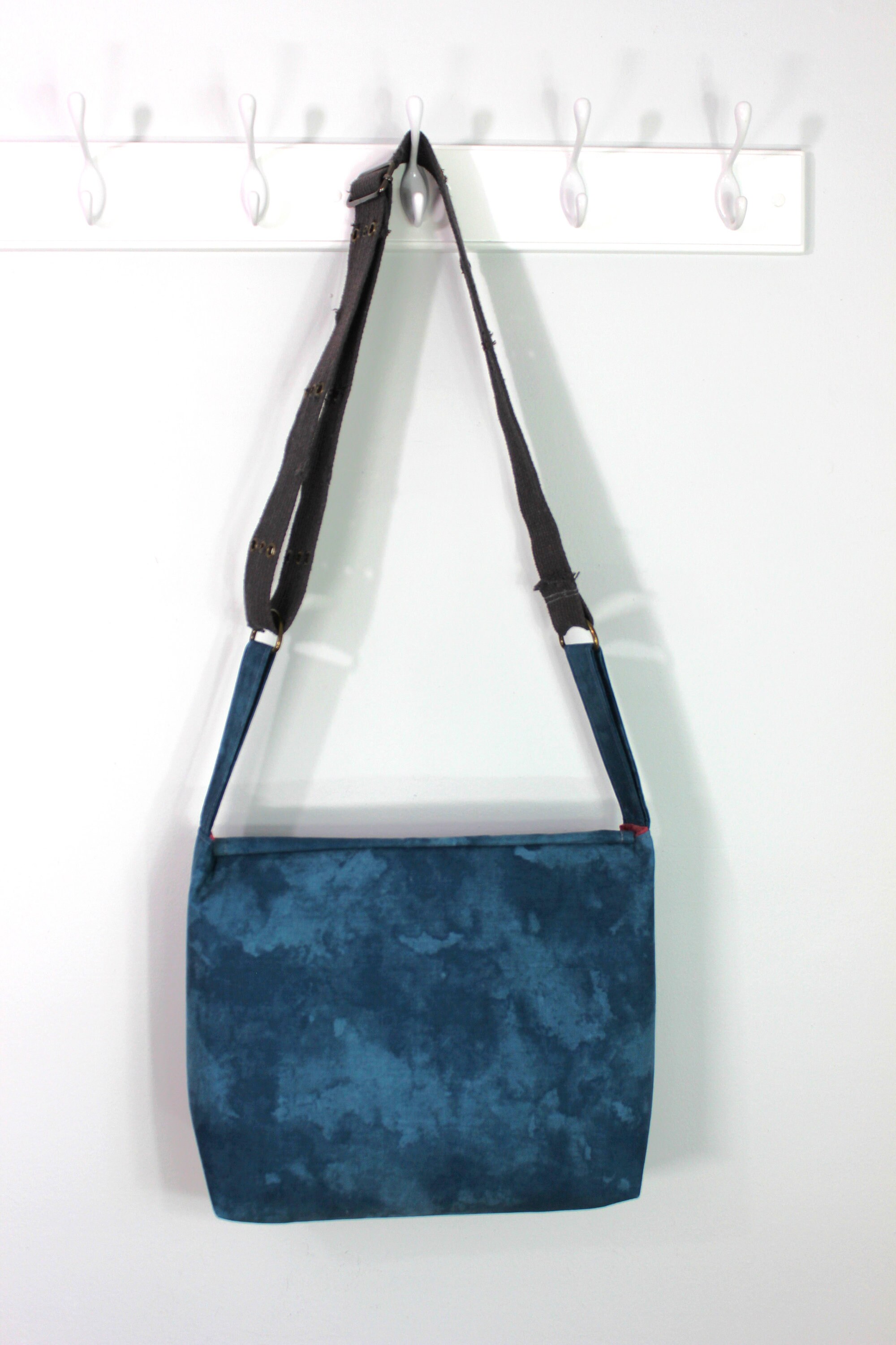 Violet Gray Vintage-Style Messenger Bag, In stock!