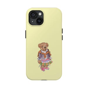 Ralph Lauren Phone Case, Girly Bear- Yellow and Pink