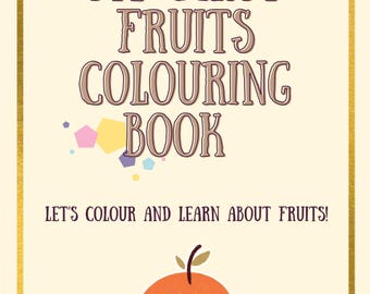 Fruit Coloring Book: Printable Activity Pages for Toddlers (PDF Download)