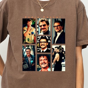 Vintage Pedro Pascal T-Shirt: 90s Retro Style Comfort Colors Tee