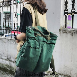 Customizable Canvas Backpack: Personalized Travel Daypack