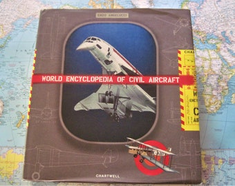 Civil Aircraft Book, World Enclyclopedia,  History and Technology of Aviation, Diagrams and Historical Photographs