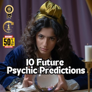 10 Future Predictions, Clairvoyant Psychic Reading, Same Day Delivery, PDF & Free Gift