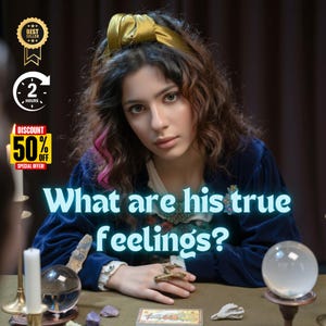 What Are His True Feelings? Accurate Tarot Reading for Hidden Emotions and Intentions Same Hour Printable Reading