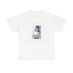 Kawaii Karen T-Shirt, Japanese Summer Girl Tee, Unisex Heavy Cotton Top, Cute Cool Vibe Shirt, Atsui, Natsu Celebrations