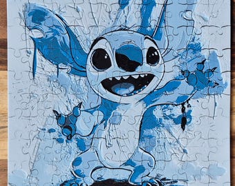Stitch 3D Watercolor Puzzle